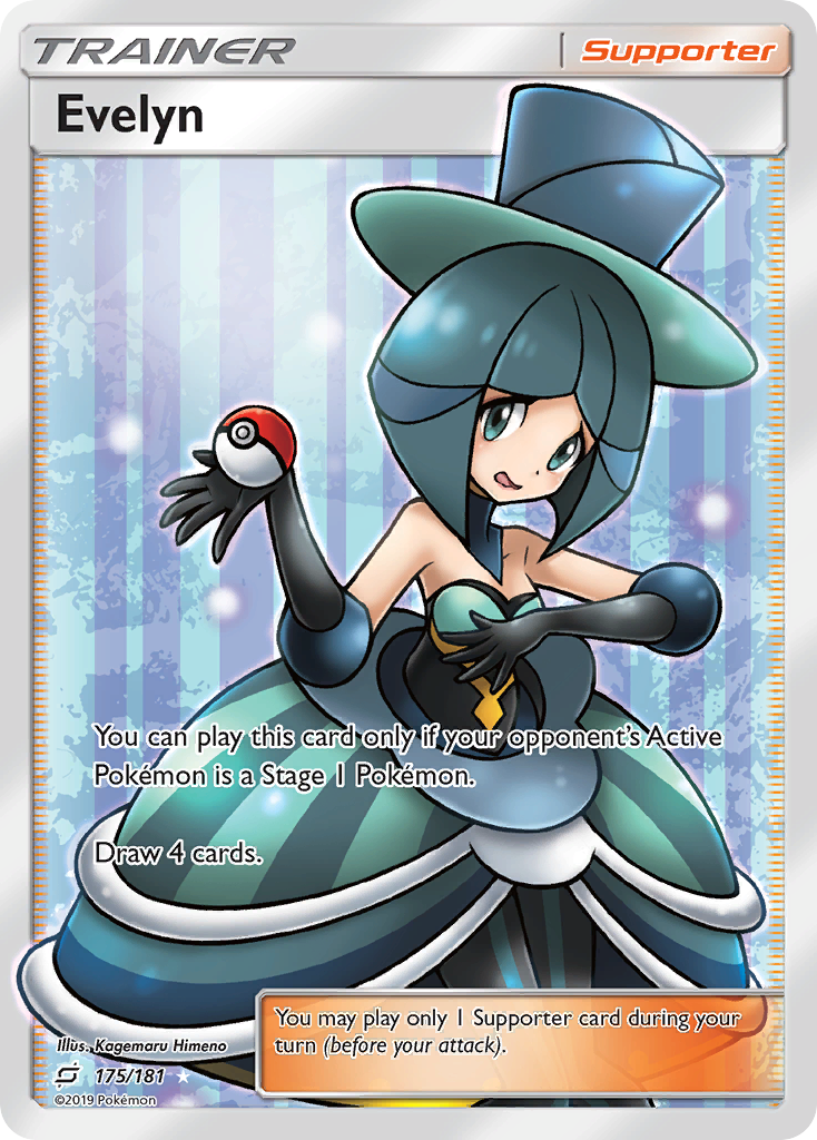 Evelyn (175/181) [Sun & Moon: Team Up] | Dumpster Cat Games