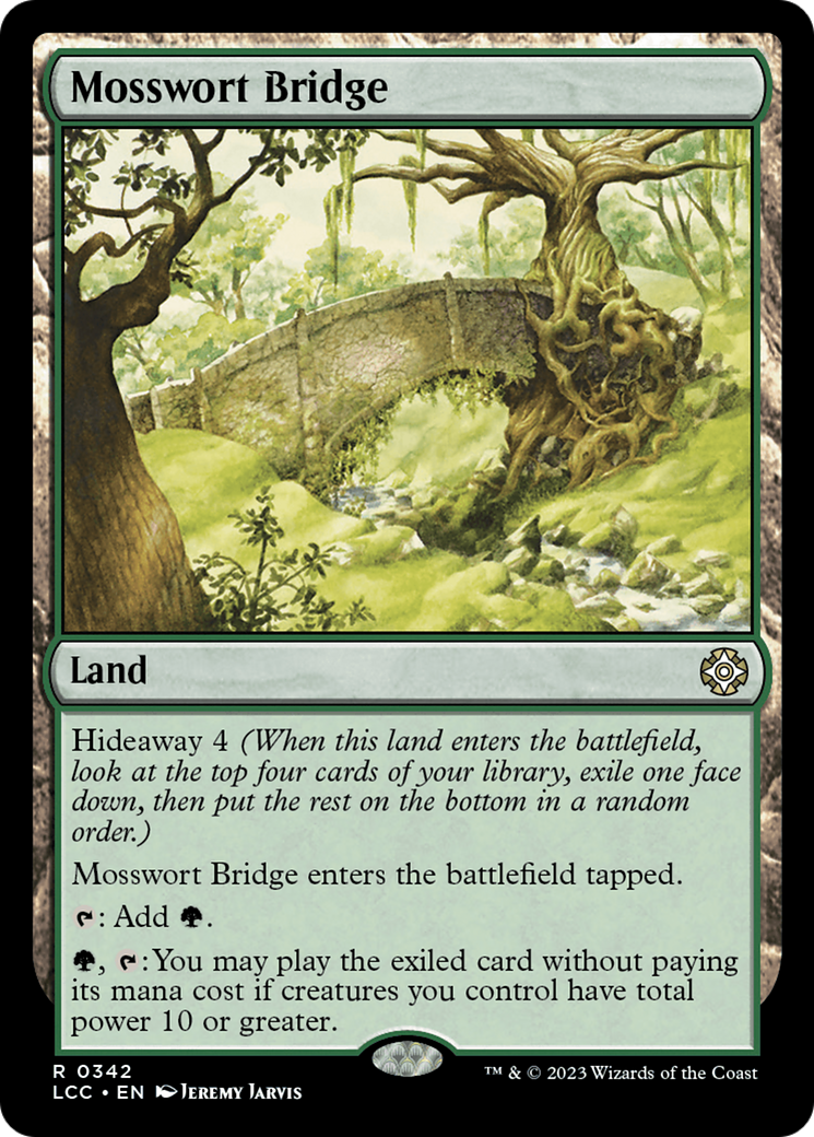 Mosswort Bridge [The Lost Caverns of Ixalan Commander] | Dumpster Cat Games