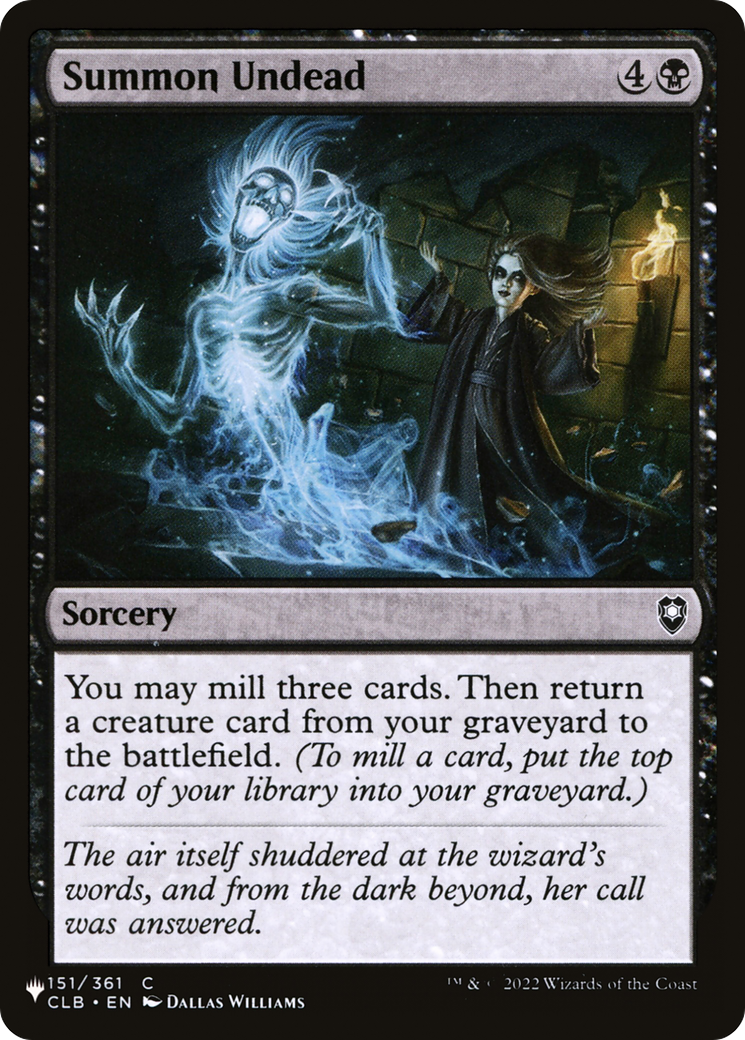 Summon Undead [The List] | Dumpster Cat Games