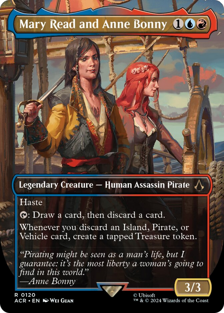 Mary Read and Anne Bonny (Borderless) [Assassin's Creed] | Dumpster Cat Games