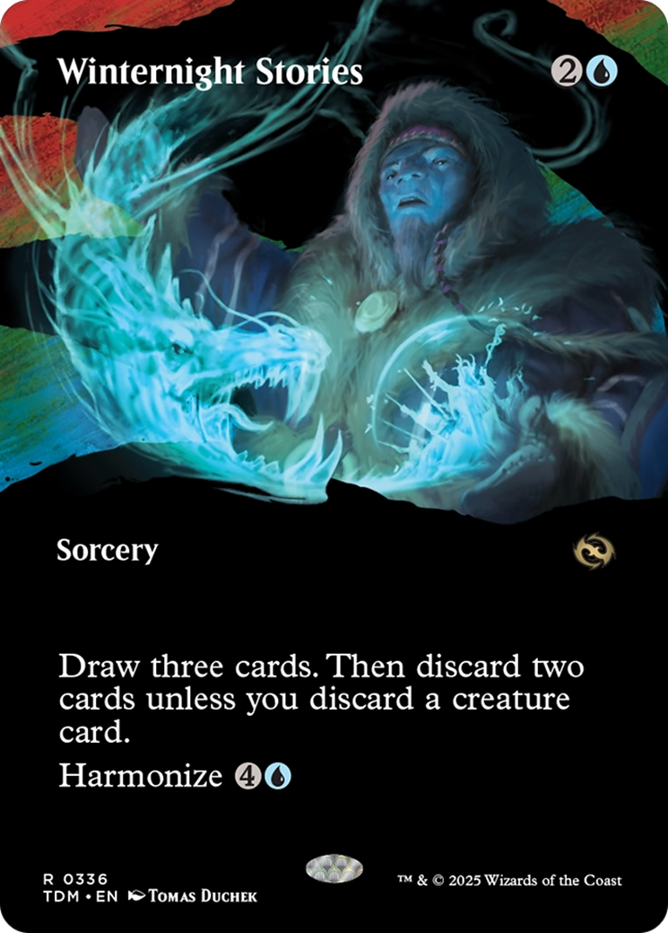 Winternight Stories (Borderless) [Tarkir: Dragonstorm] | Dumpster Cat Games