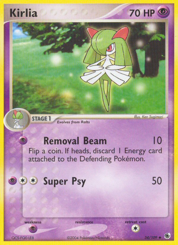 Kirlia (34/109) [EX: Ruby & Sapphire] | Dumpster Cat Games