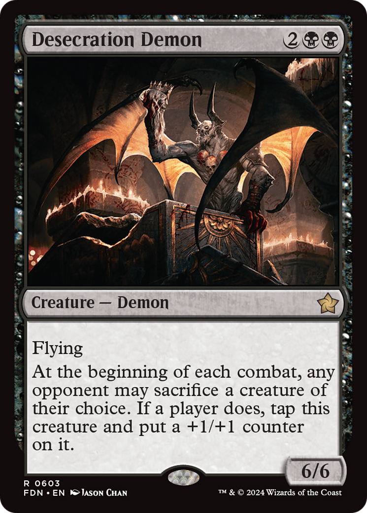 Desecration Demon [Foundations] | Dumpster Cat Games