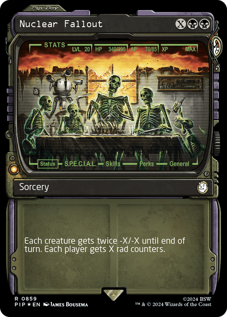 Nuclear Fallout (Showcase) (Surge Foil) [Fallout] | Dumpster Cat Games