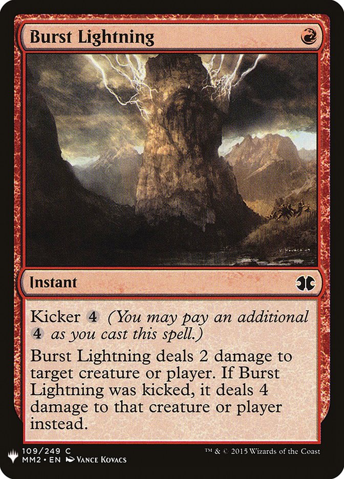 Burst Lightning [Mystery Booster] | Dumpster Cat Games