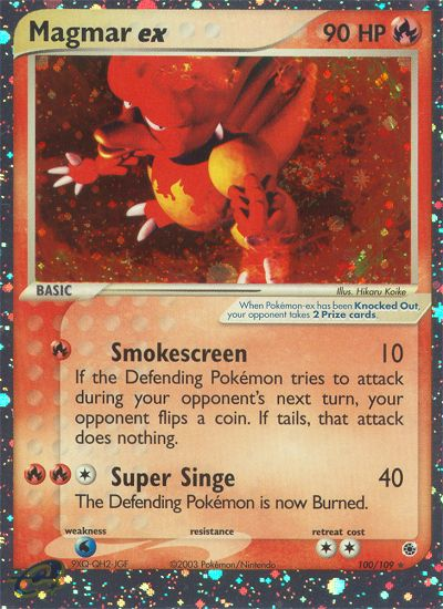 Magmar ex (100/109) [EX: Ruby & Sapphire] | Dumpster Cat Games