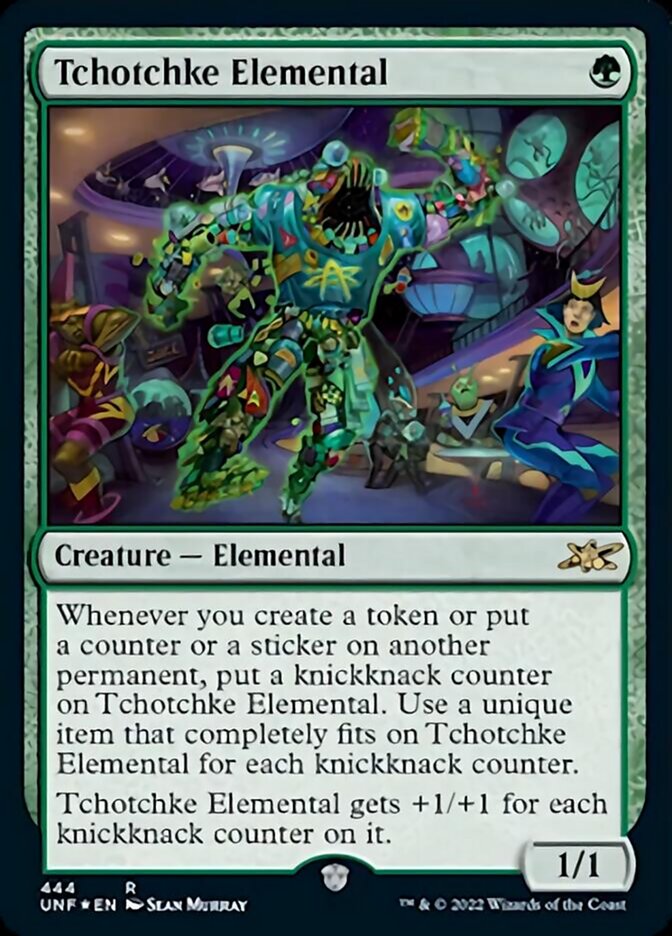 Tchotchke Elemental (Galaxy Foil) [Unfinity] | Dumpster Cat Games