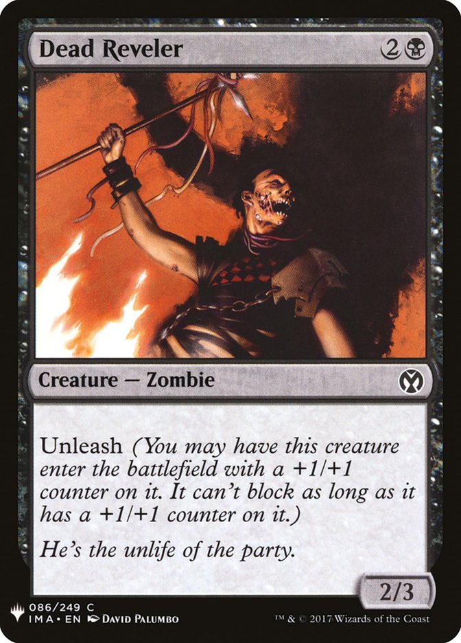 Dead Reveler [Mystery Booster] | Dumpster Cat Games