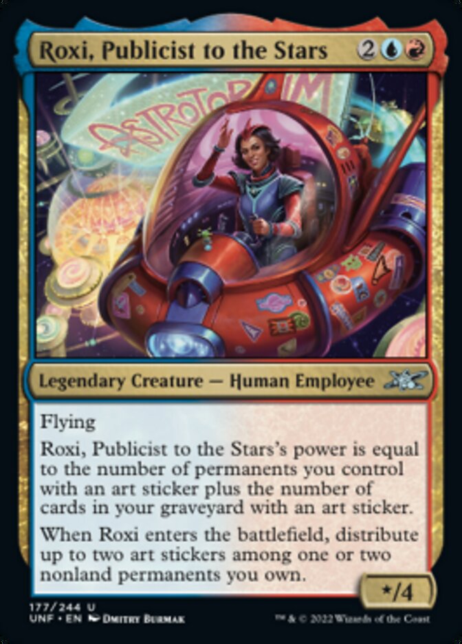 Roxi, Publicist to the Stars [Unfinity] | Dumpster Cat Games
