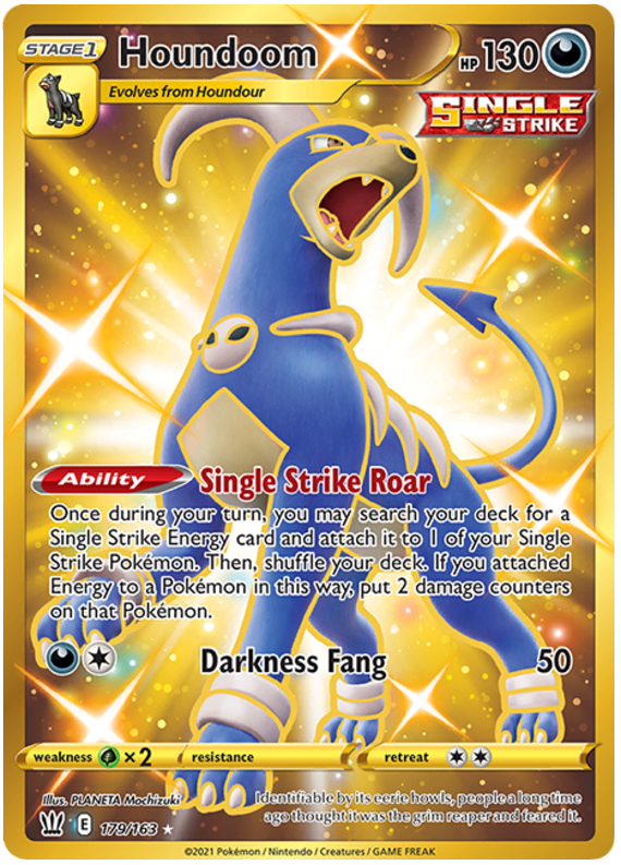 Houndoom (179/163) [Sword & Shield: Battle Styles] | Dumpster Cat Games