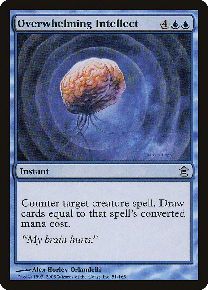 Overwhelming Intellect [Saviors of Kamigawa] | Dumpster Cat Games