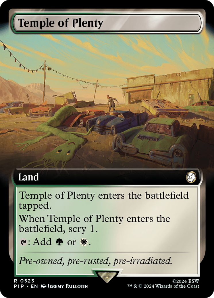 Temple of Plenty (Extended Art) [Fallout] | Dumpster Cat Games