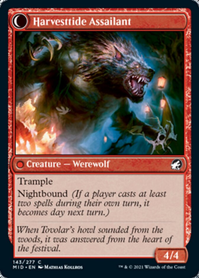 Harvesttide Infiltrator // Harvesttide Assailant [Innistrad: Midnight Hunt] | Dumpster Cat Games