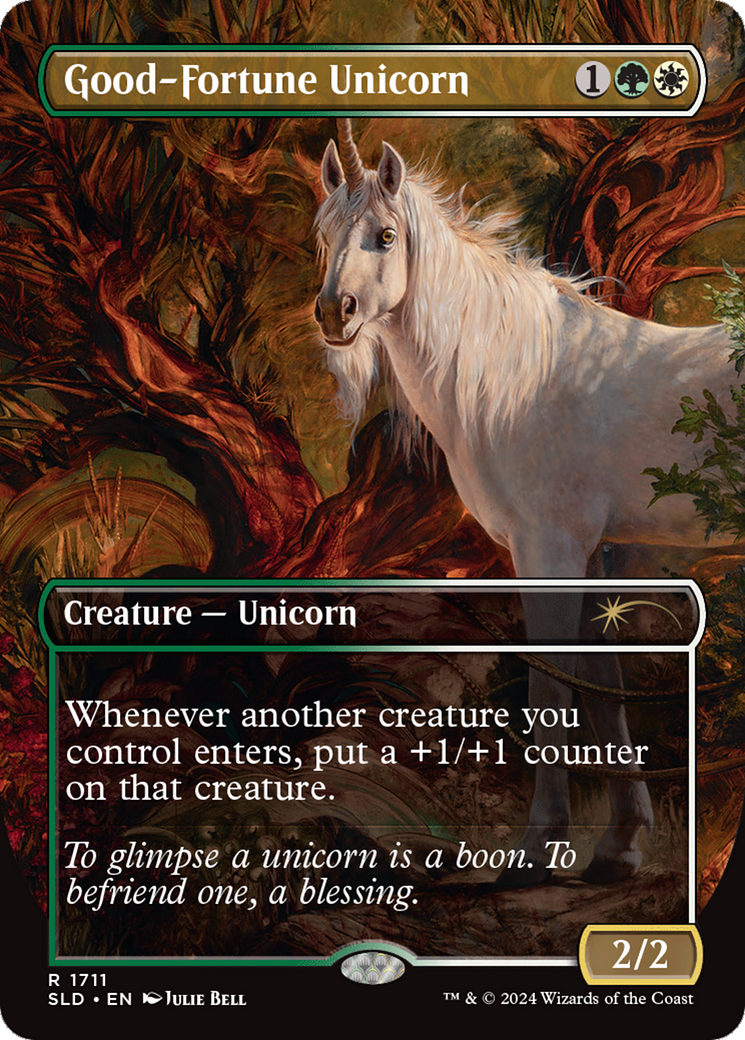 Good-Fortune Unicorn [Secret Lair Drop Series] | Dumpster Cat Games