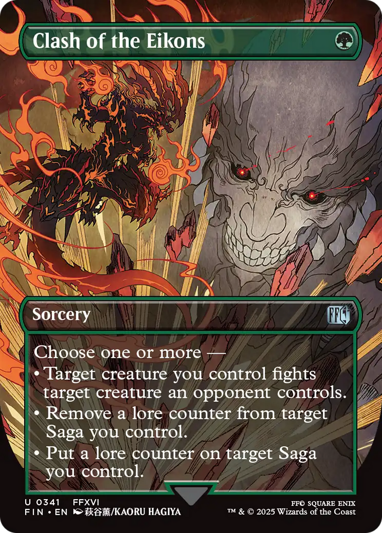 Clash of the Eikons (Borderless) [FINAL FANTASY] | Dumpster Cat Games