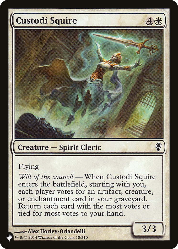 Custodi Squire [The List] | Dumpster Cat Games