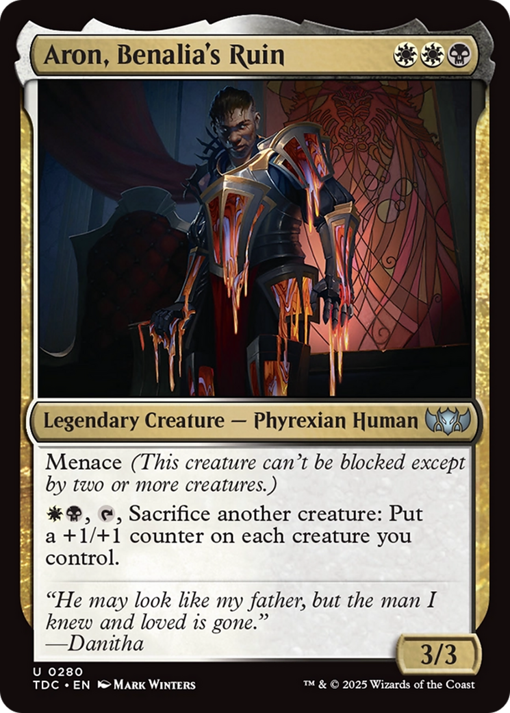 Aron, Benalia's Ruin [Tarkir: Dragonstorm Commander] | Dumpster Cat Games