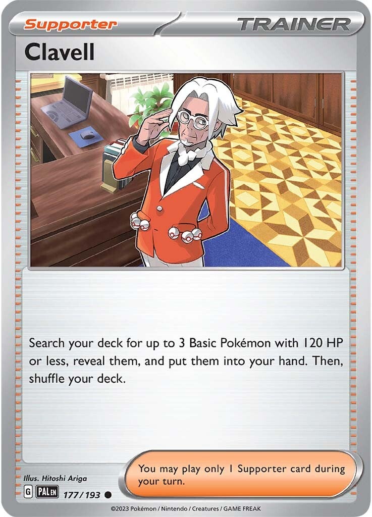 Clavell (177/193) [Scarlet & Violet: Paldea Evolved] | Dumpster Cat Games