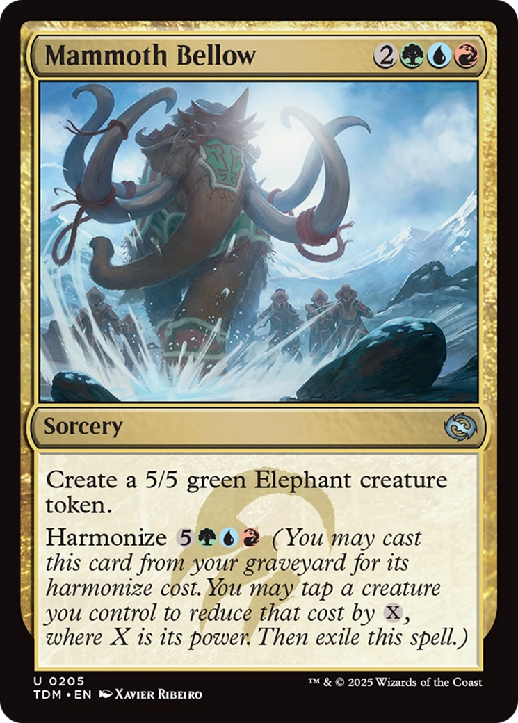 Mammoth Bellow [Tarkir: Dragonstorm] | Dumpster Cat Games