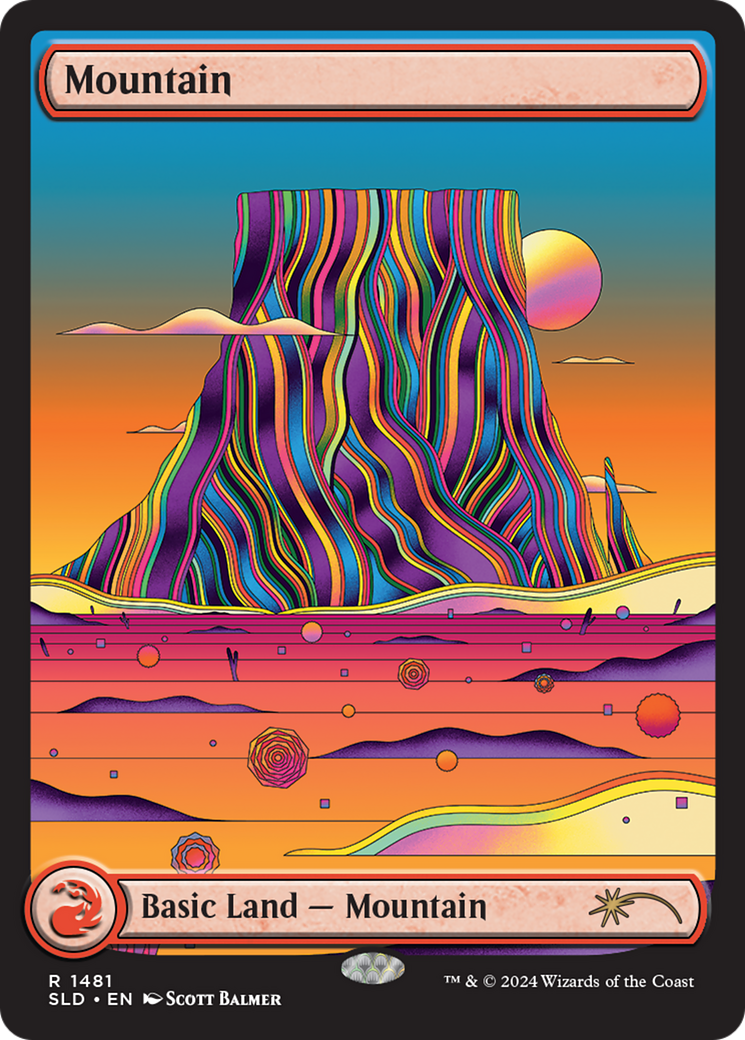 Mountain (1481) [Secret Lair Drop Series] | Dumpster Cat Games