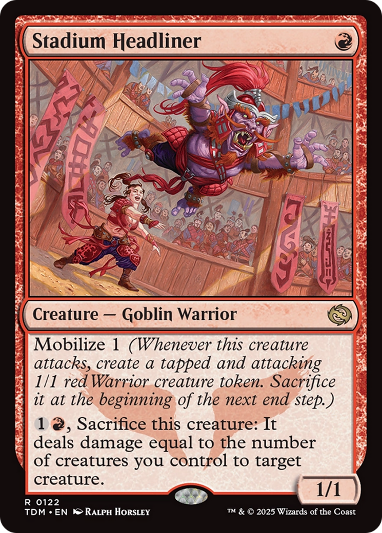 Stadium Headliner [Tarkir: Dragonstorm] | Dumpster Cat Games