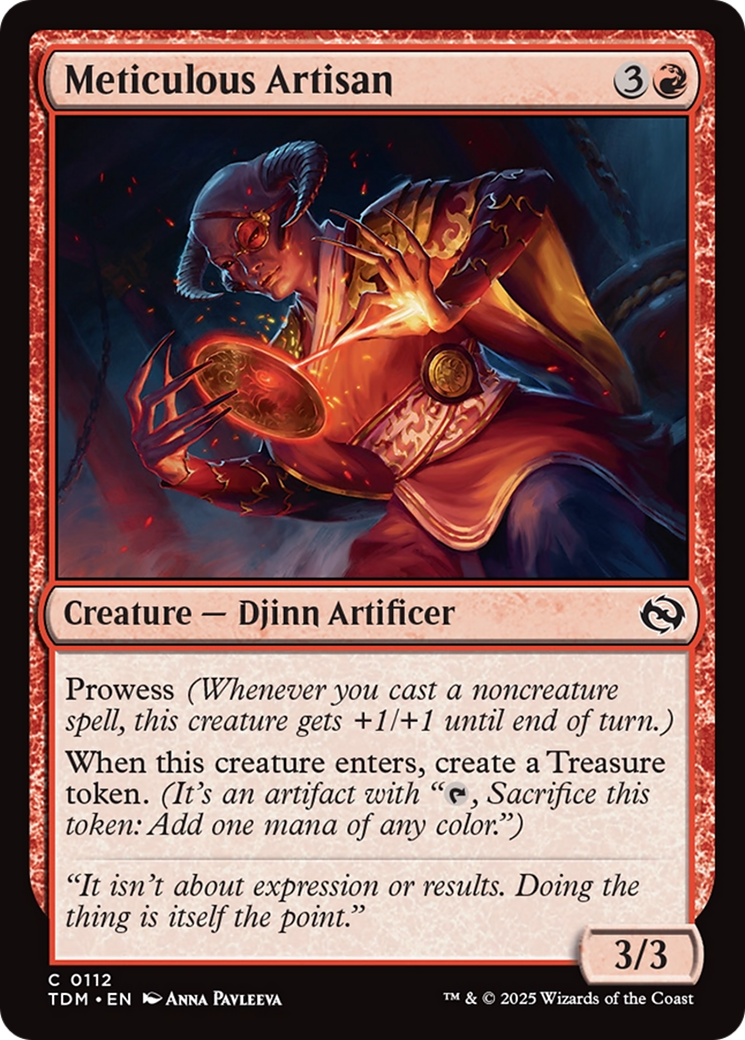 Meticulous Artisan [Tarkir: Dragonstorm] | Dumpster Cat Games