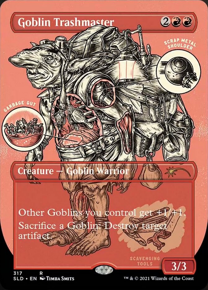 Goblin Trashmaster (Borderless) [Secret Lair Drop Series] | Dumpster Cat Games