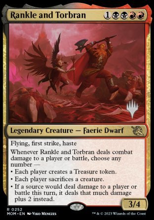 Rankle and Torbran (Promo Pack) [March of the Machine Promos] | Dumpster Cat Games