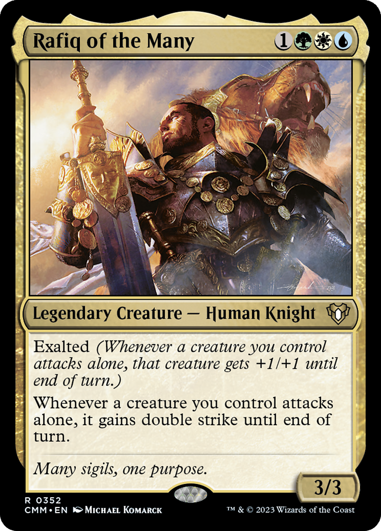 Rafiq of the Many [Commander Masters] | Dumpster Cat Games