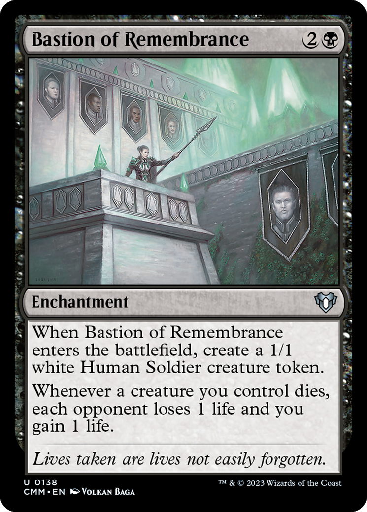 Bastion of Remembrance [Commander Masters] | Dumpster Cat Games