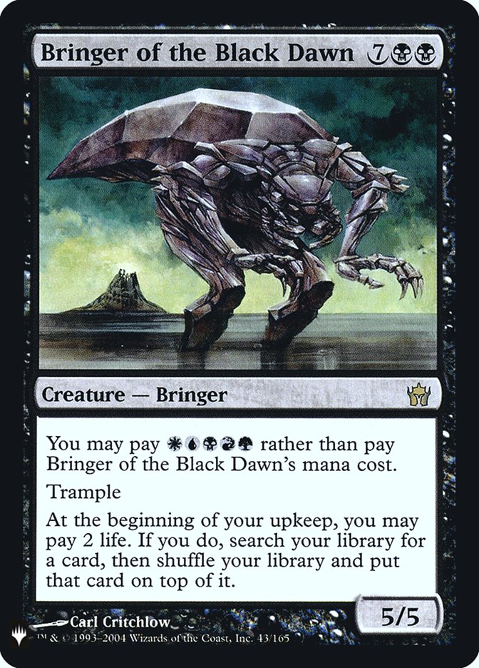 Bringer of the Black Dawn [Mystery Booster] | Dumpster Cat Games