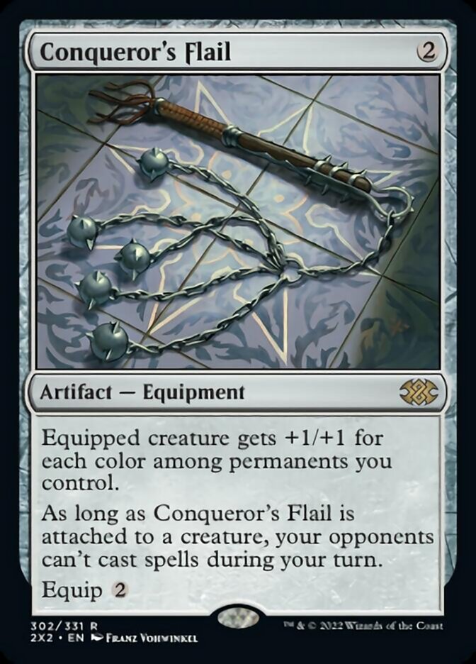 Conqueror's Flail [Double Masters 2022] | Dumpster Cat Games