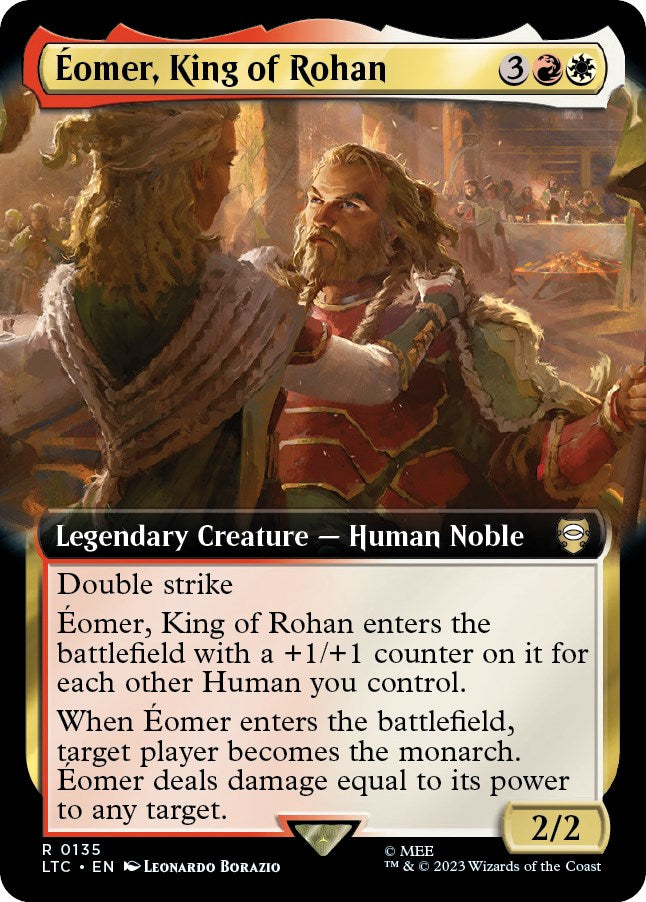 Eomer, King of Rohan (Extended Art) [The Lord of the Rings: Tales of Middle-Earth Commander] | Dumpster Cat Games