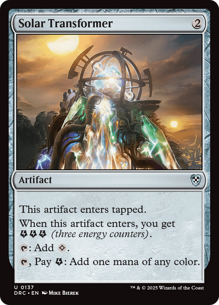 Solar Transformer [Aetherdrift Commander] | Dumpster Cat Games