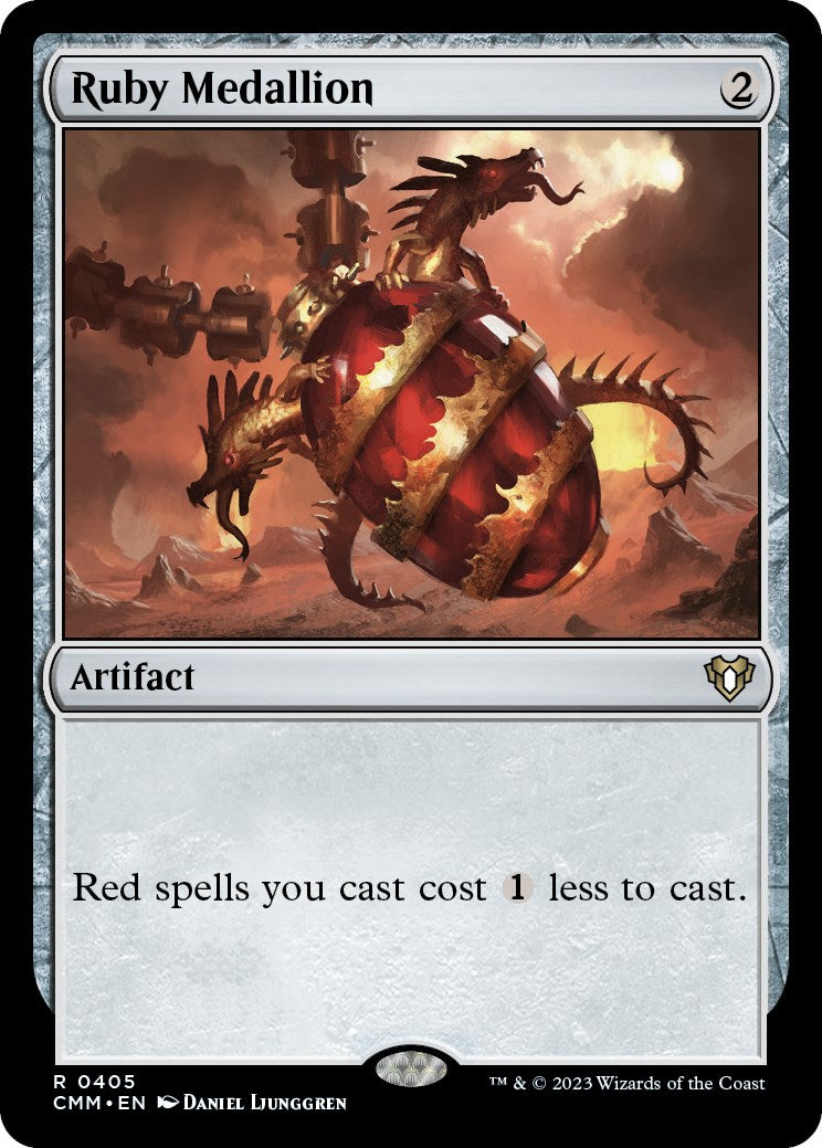 Ruby Medallion [Commander Masters] | Dumpster Cat Games