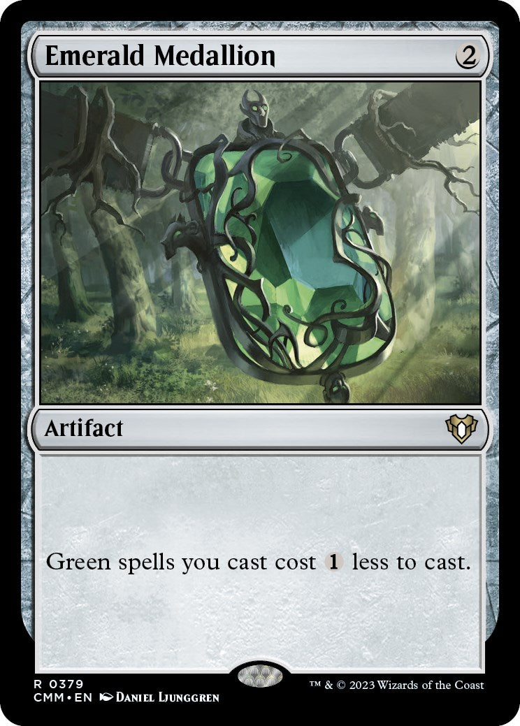 Emerald Medallion [Commander Masters] | Dumpster Cat Games