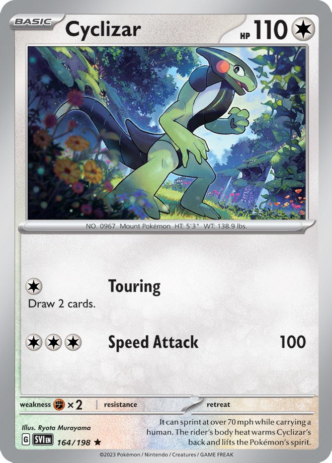 Cyclizar (164/198) (Theme Deck Exclusive) [Scarlet & Violet: Base Set] | Dumpster Cat Games