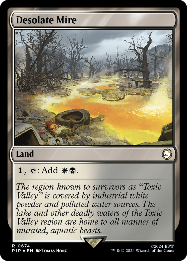 Desolate Mire (Surge Foil) [Fallout] | Dumpster Cat Games
