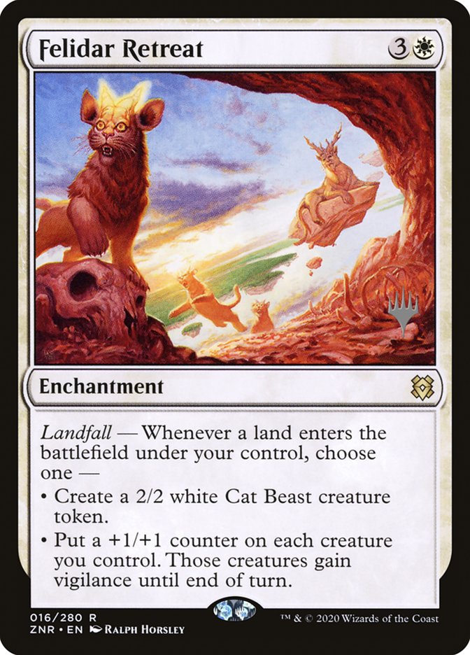 Felidar Retreat (Promo Pack) [Zendikar Rising Promos] | Dumpster Cat Games
