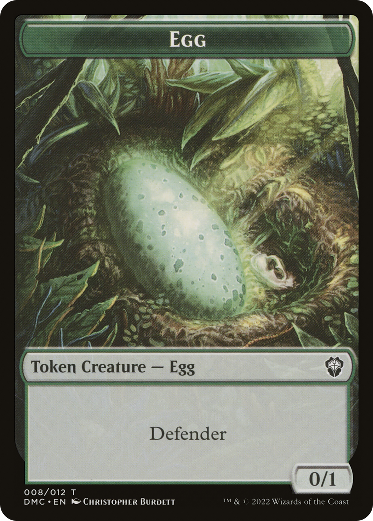 Treasure // Egg Double-Sided Token [Secret Lair Drop Series] | Dumpster Cat Games