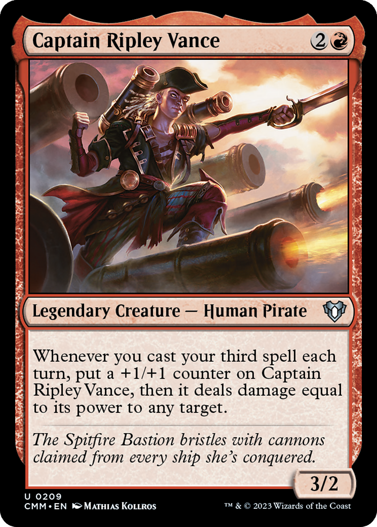 Captain Ripley Vance [Commander Masters] | Dumpster Cat Games
