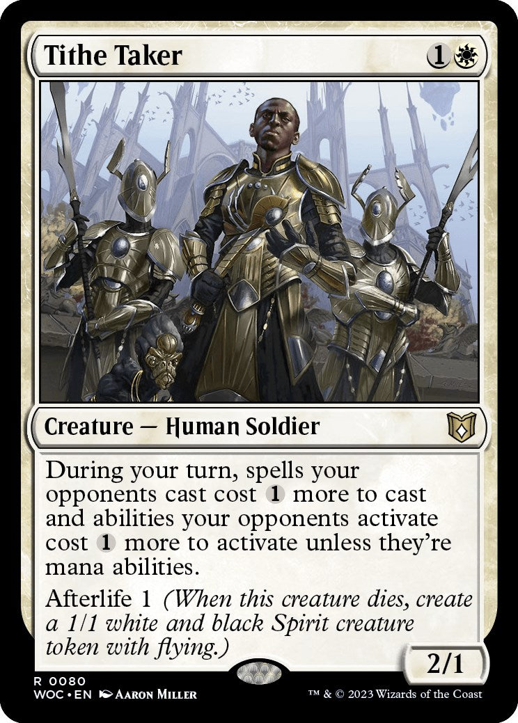 Tithe Taker [Wilds of Eldraine Commander] | Dumpster Cat Games