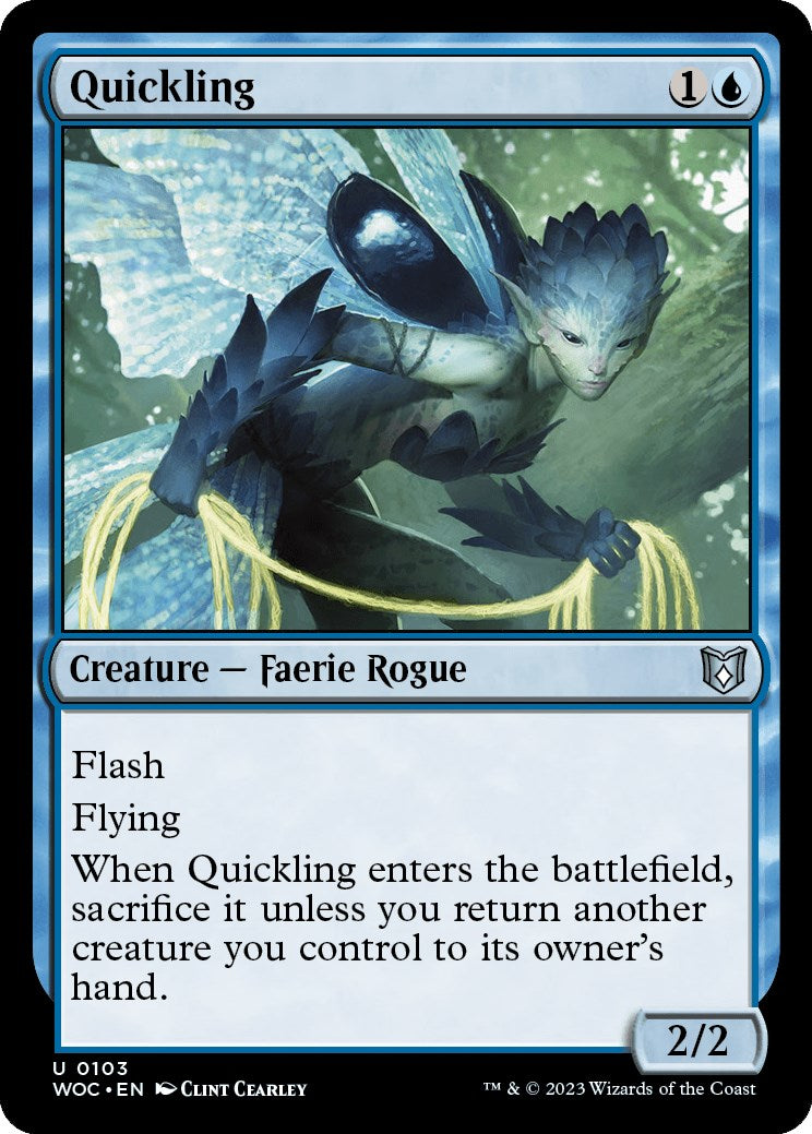 Quickling [Wilds of Eldraine Commander] | Dumpster Cat Games