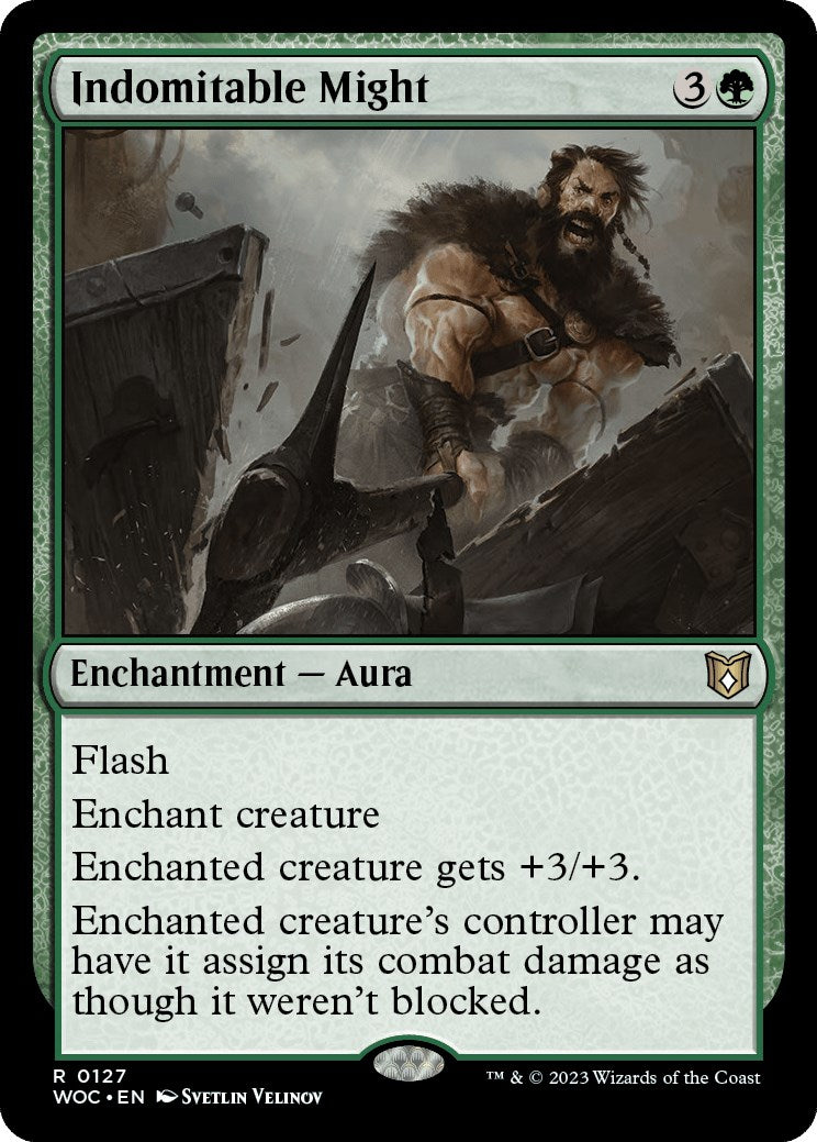 Indomitable Might [Wilds of Eldraine Commander] | Dumpster Cat Games