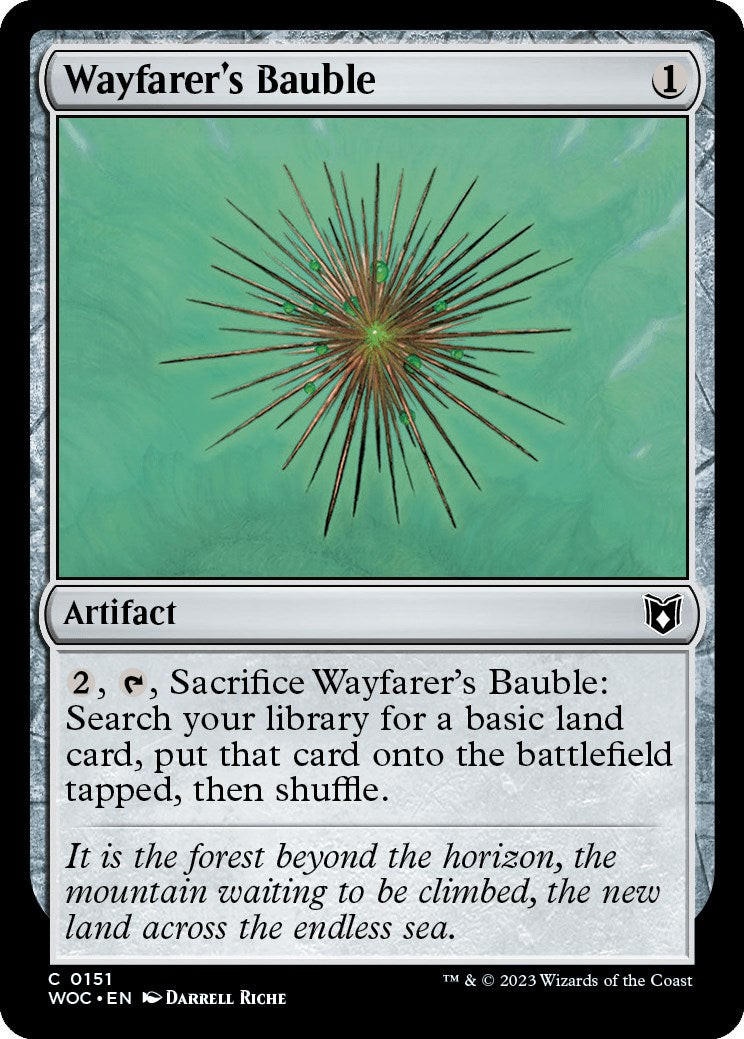 Wayfarer's Bauble [Wilds of Eldraine Commander] | Dumpster Cat Games