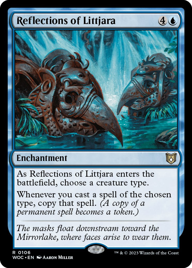 Reflections of Littjara [Wilds of Eldraine Commander] | Dumpster Cat Games