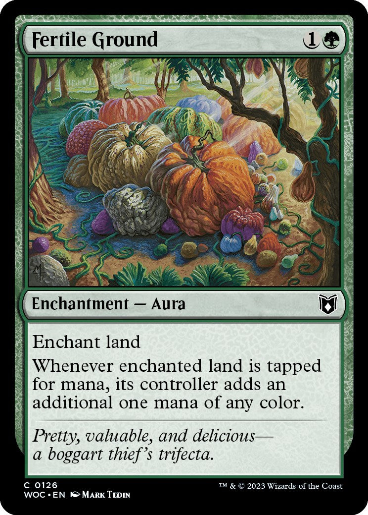 Fertile Ground [Wilds of Eldraine Commander] | Dumpster Cat Games