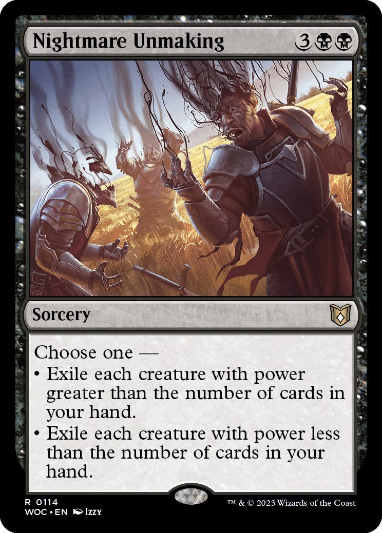 Nightmare Unmaking [Wilds of Eldraine Commander] | Dumpster Cat Games