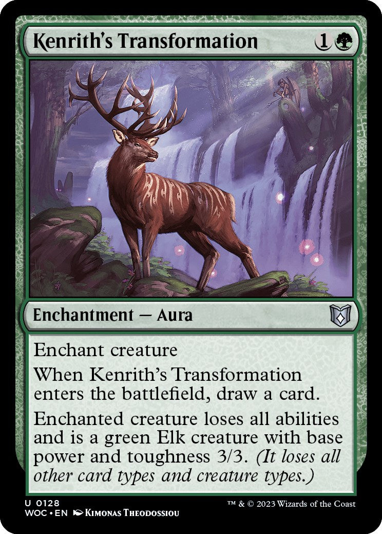 Kenrith's Transformation [Wilds of Eldraine Commander] | Dumpster Cat Games
