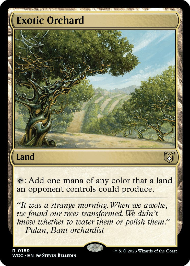 Exotic Orchard [Wilds of Eldraine Commander] | Dumpster Cat Games